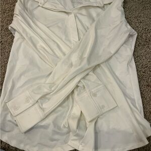 Dudley Stephens Off-White Long Sleeve Top